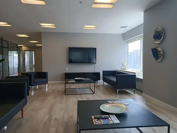 Waiting lounge at Prof. Dr. Günter Hafız's practice