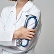 Physician with a stethoscope